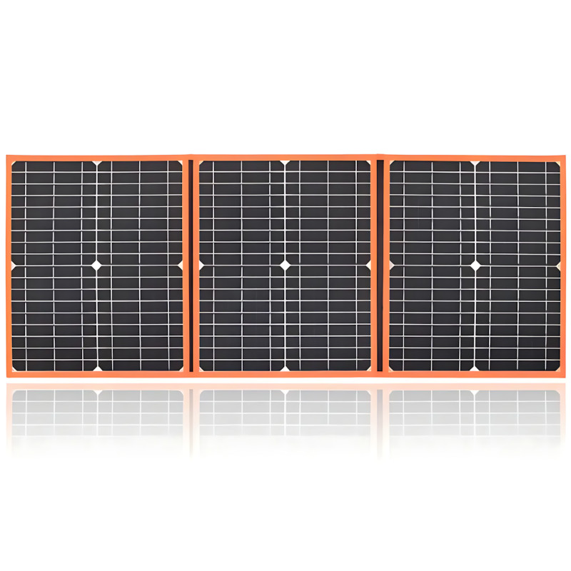 Складная портативная солнечная панель 20W на 3 секции для зарядки телефона 2 USB, Водонепроницаемая фото - 2