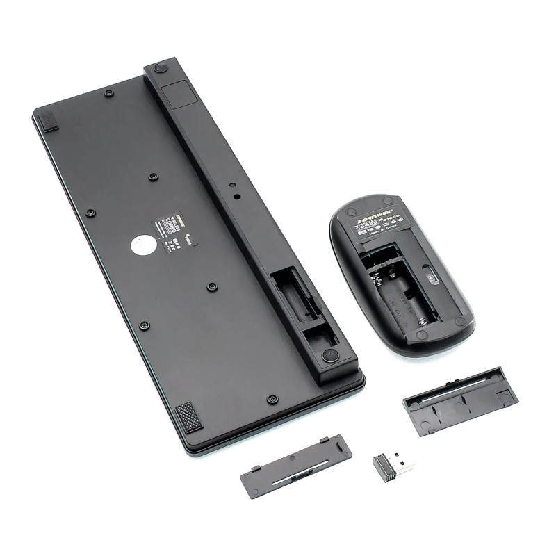 Беспроводная клавиатура с мышкой ZORNWEE G1000 с USB адаптером, с рабочей дистанцией до 10 метров фото - 6