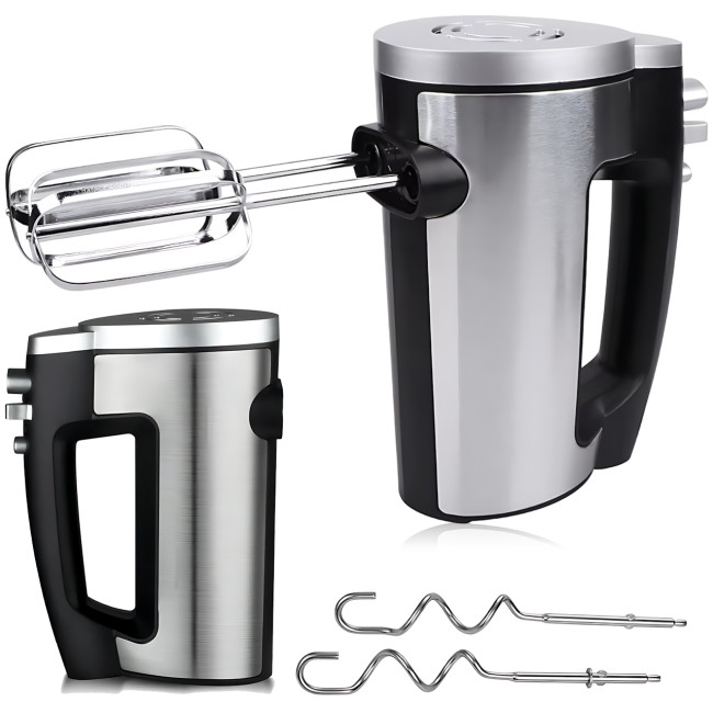 Миксер ручной Hoffmans 800W HM-8839, 6 скоростей, режим турбо, венчики + крюки в комплекте