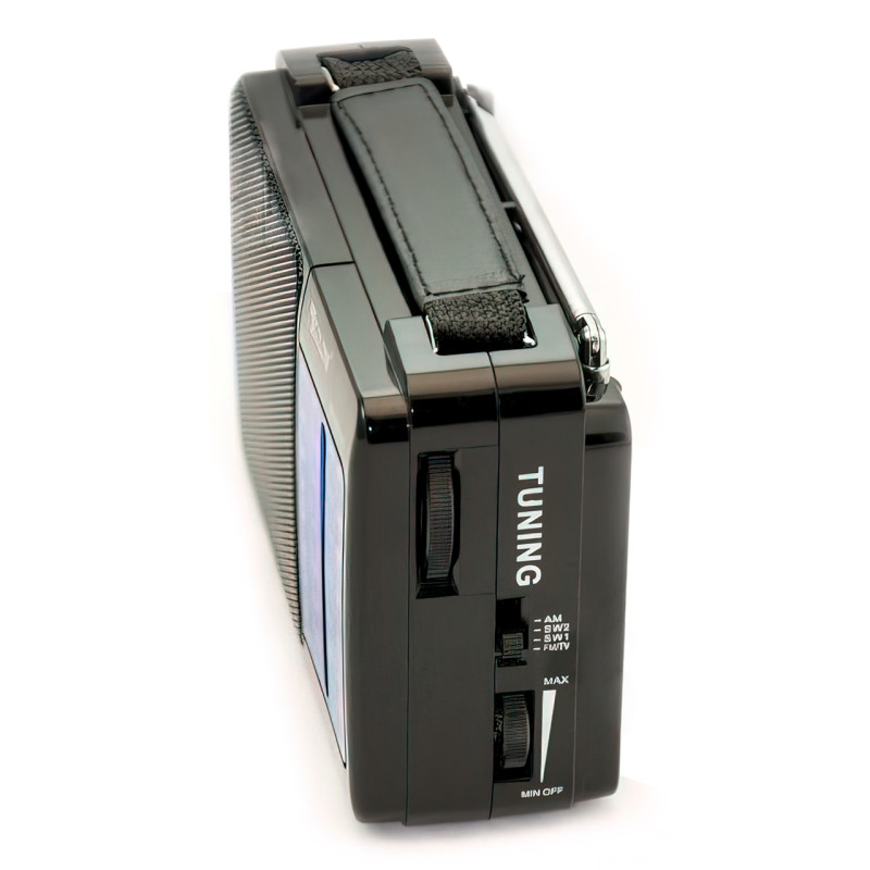 Портативный радиоприемник GOLON RX-A07 AC с частотами FM, AM, SW1, SW2, TV, от батареек и от сети 220 В фото - 3