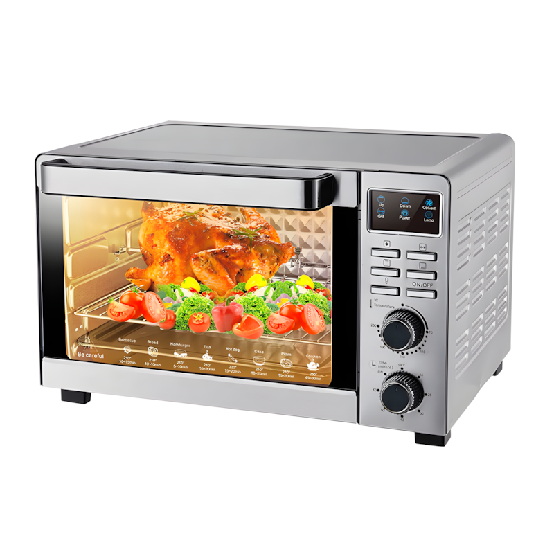SOKANY SK-436 35L, электрическая настольная духовка 1500 Вт с грилем, таймером и двумя тэнами фото - 2