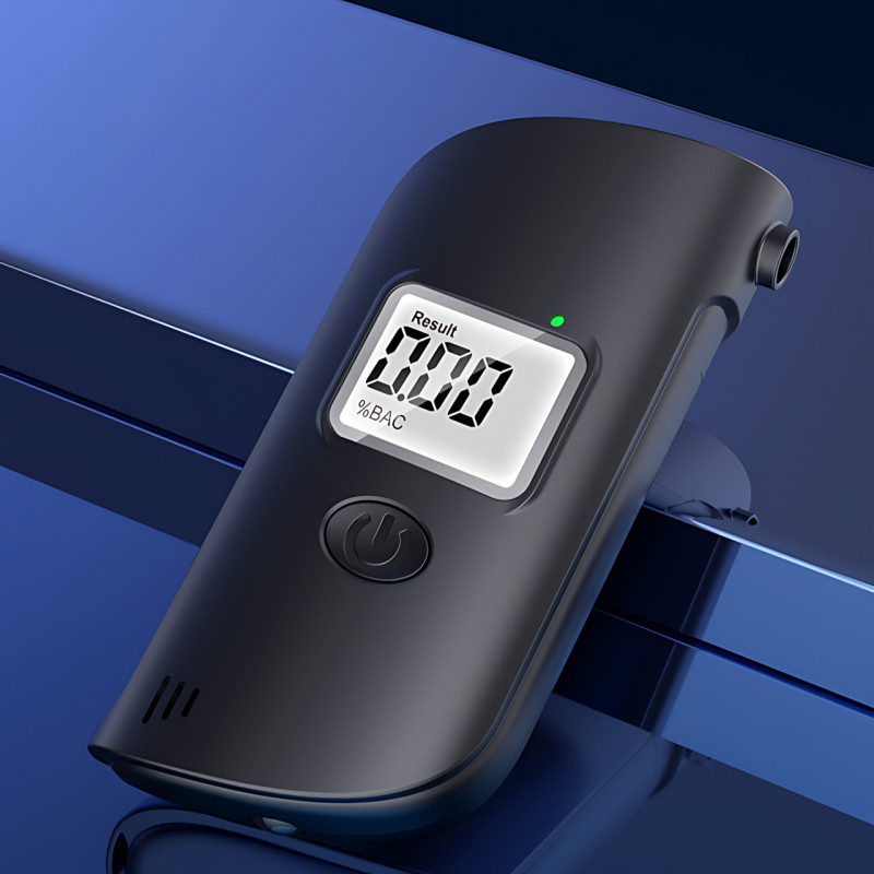 Алкотестер LCD AND HA-170 с фонариком, 0-200 мг/100 мл, полупроводниковый датчик, питание от 3 батареек АА фото - 8