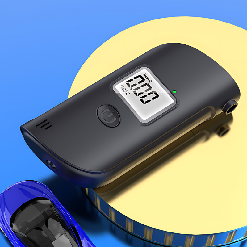 Алкотестер LCD AND HA-170 с фонариком, 0-200 мг/100 мл, полупроводниковый датчик, питание от 3 батареек АА фото - 9