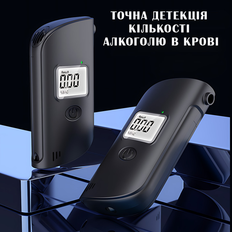 Алкотестер LCD AND HA-170 с фонариком, 0-200 мг/100 мл, полупроводниковый датчик, питание от 3 батареек АА фото - 5
