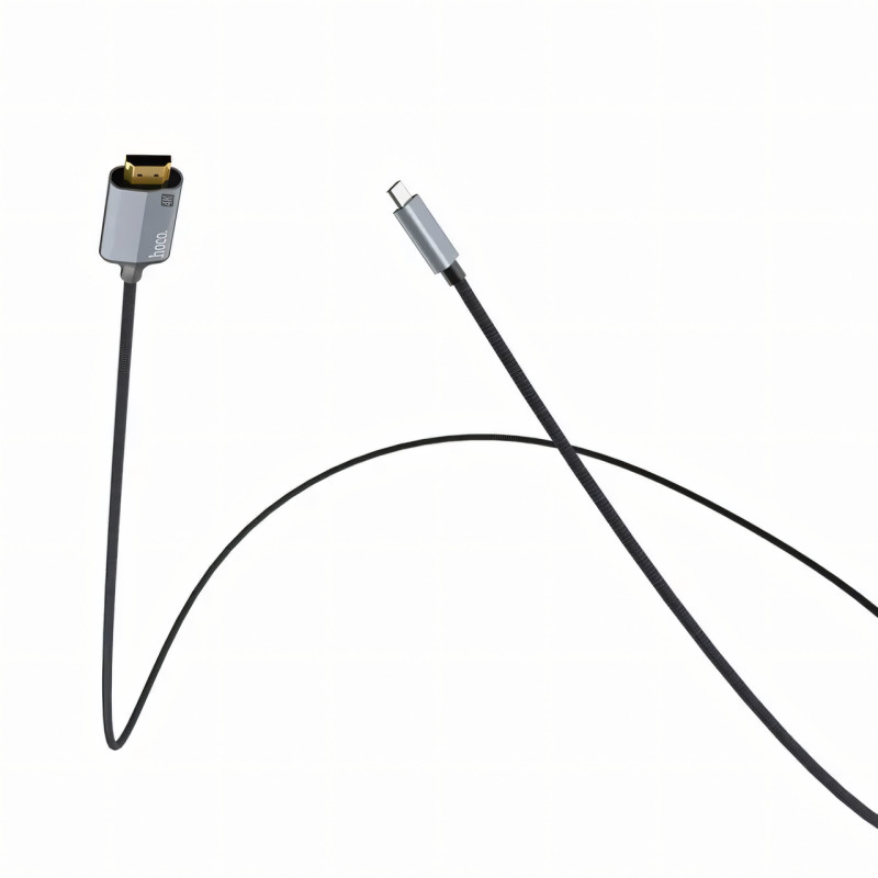 Кабель-переходник HOCO UA13 Type-C на HDMI 4K, Full HD 4K/2K, адаптер 1.8 м из нейлона и алюминия фото - 5