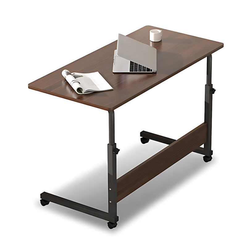 Стіл наддиванний регульований FGQuelle ZM687, прямокутний, з регульованою висотою, на колесах із фіксацією, сталь, 60х40 см фото - 2