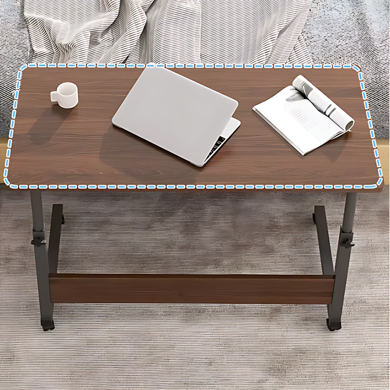 Стіл наддиванний регульований FGQuelle ZM687, прямокутний, з регульованою висотою, на колесах із фіксацією, сталь, 60х40 см фото - 5