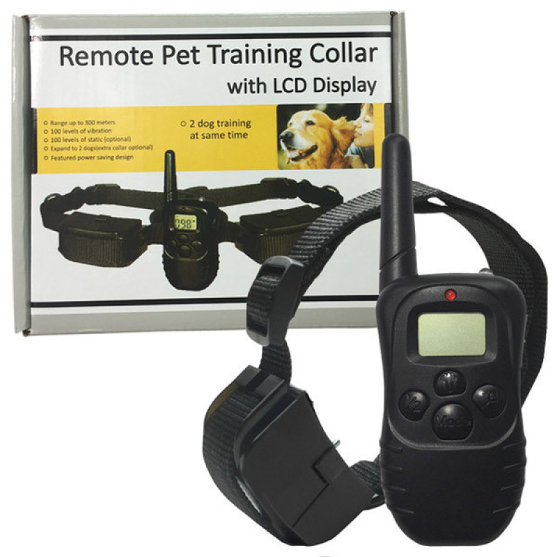 Электронный для дрессировки собак с ЖК-дисплеем, Dog Training, черный фото - 2