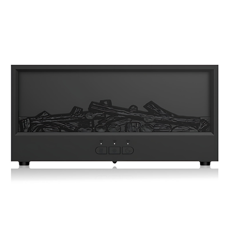 Увлажнитель воздуха-аромадиффузор с эффектом камина MA795, RGB-подсветкой, имитацией пламени, пультом и USB-портом, объем 200 мл фото - 2