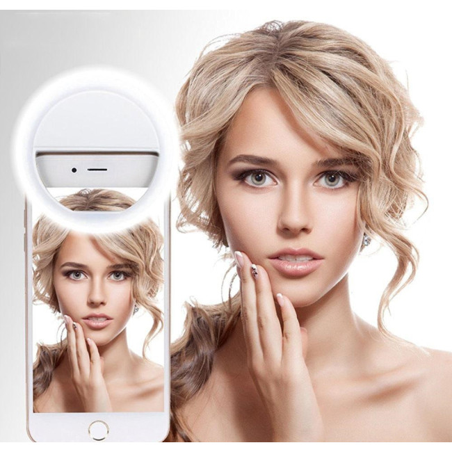 Селфі-кільце Protech Selfie Ring Light Біле