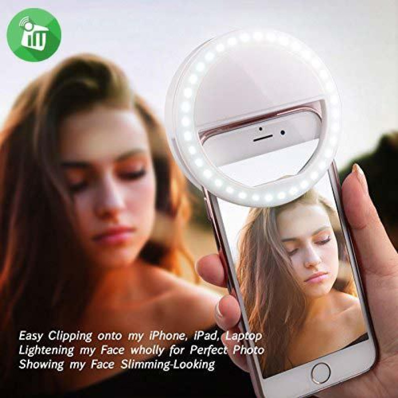 Селфі-кільце Protech Selfie Ring Light Біле фото - 4