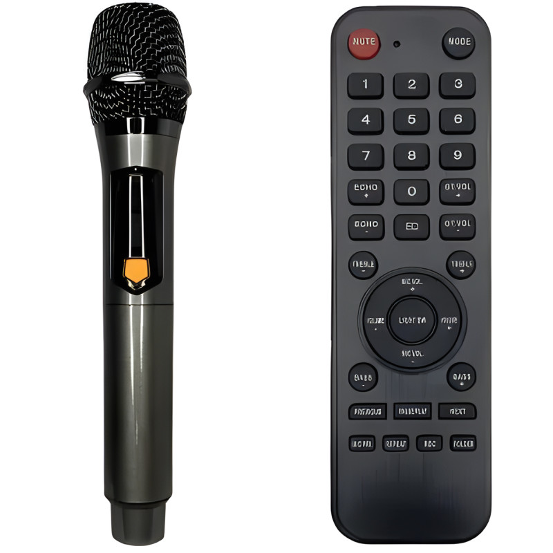 Акустическая система, Колонка с микрофоном ZXX-5506, 30Вт, 25х56х24см фото - 5