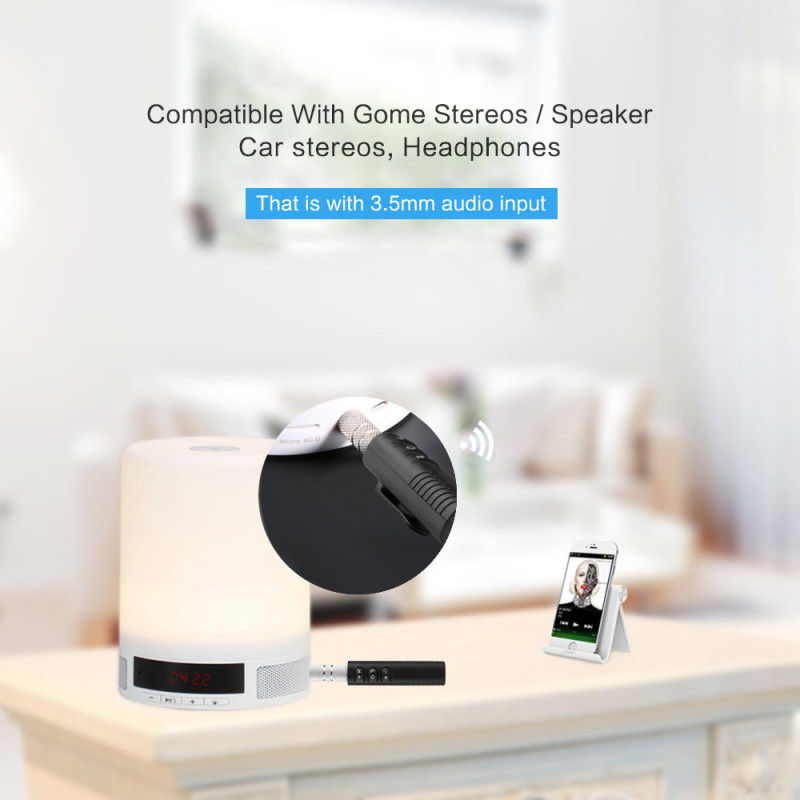 Аккумуляторный AUX Bluetooth ресивер STEREO Music Reciver LD-B09, для беспроводного соединения аудио устройств фото - 2