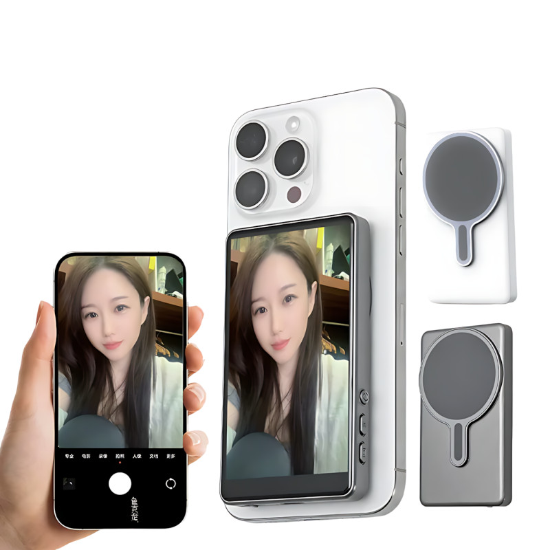 Fotorgear X40 Magnetic Selfie Screen, магнитный OLED-экран с динамиками для задней панели телефона для селфи фото - 8