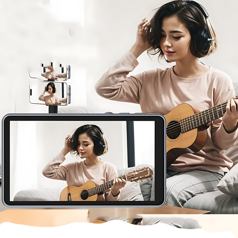 Fotorgear X40 Magnetic Selfie Screen, магнитный OLED-экран с динамиками для задней панели телефона для селфи фото - 9