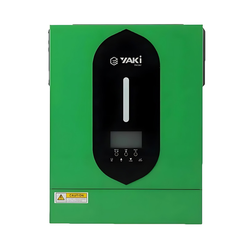 Гібридний інвертор YAKI YSY-6200, 6200 Вт, 48 В, 1 фаза, струм заряджання до 120 А, імпульс 12400 Вт, чистий синус фото - 2