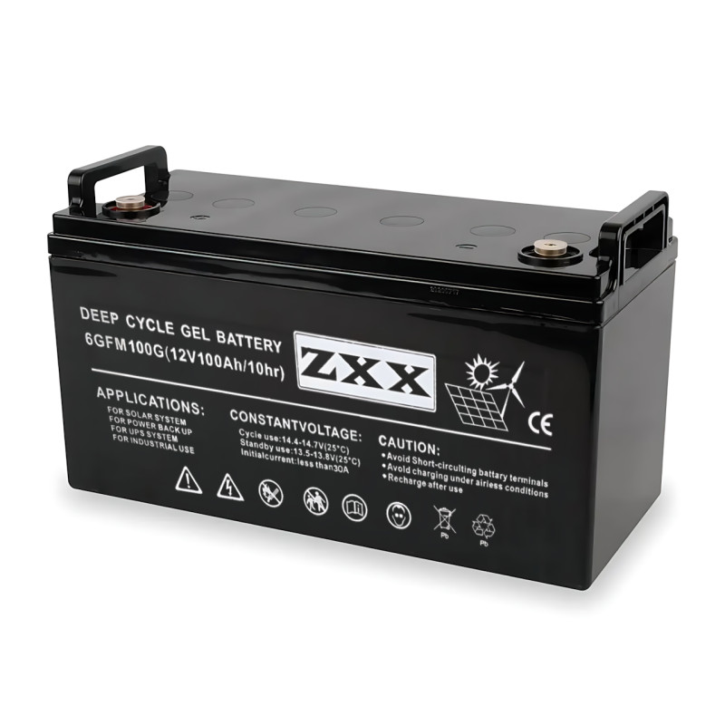 Гелевий акумулятор ZXX 12 В 100 Ah AGM Gel, необслуговуваний, низький саморозряд, для ДБЖ, електромобілів фото - 2
