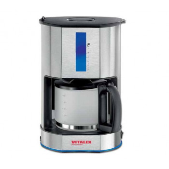 Кофеварка Vitalex VL-6002, кофеварка 1,5 л (12-15 чашек), кофеварка фильтрационного типа