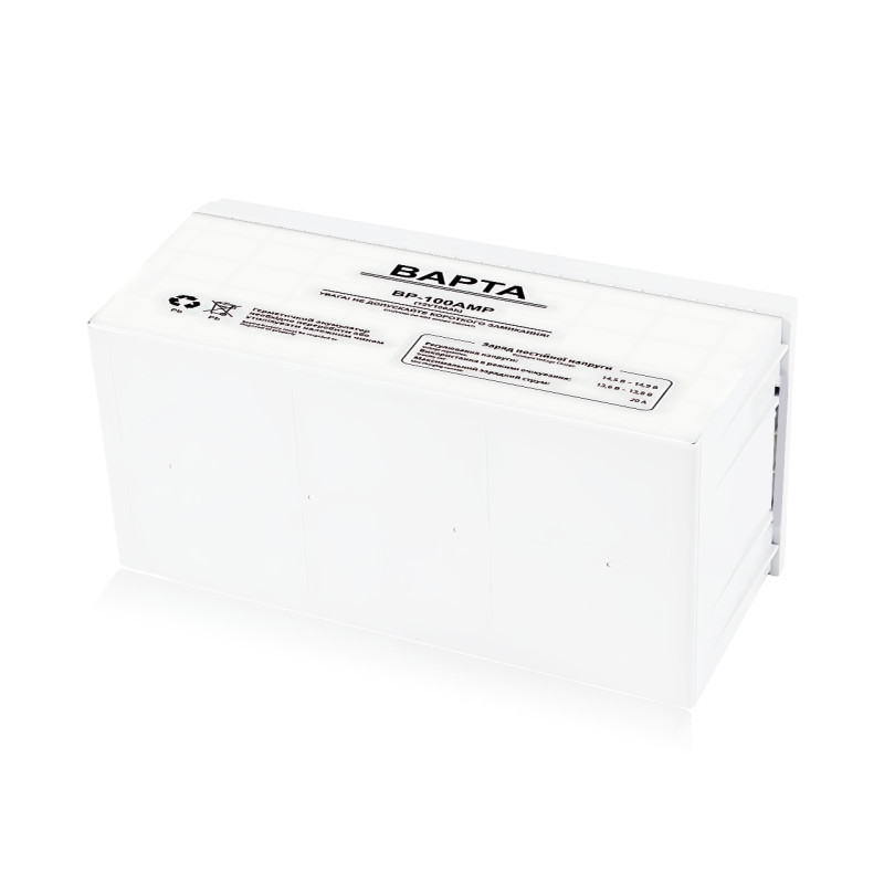 Гелевий акумулятор BAPTA BP-100AMP 12 В 100 А·год — 22,5 кг, M8, 1800 циклів фото - 8