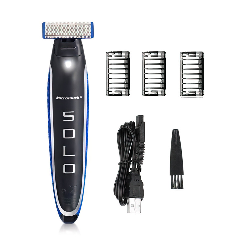 Тример акумуляторний Microtouch Solo для обличчя, 3 насадки, 500 мА/год, від 1 до 5 мм фото - 5