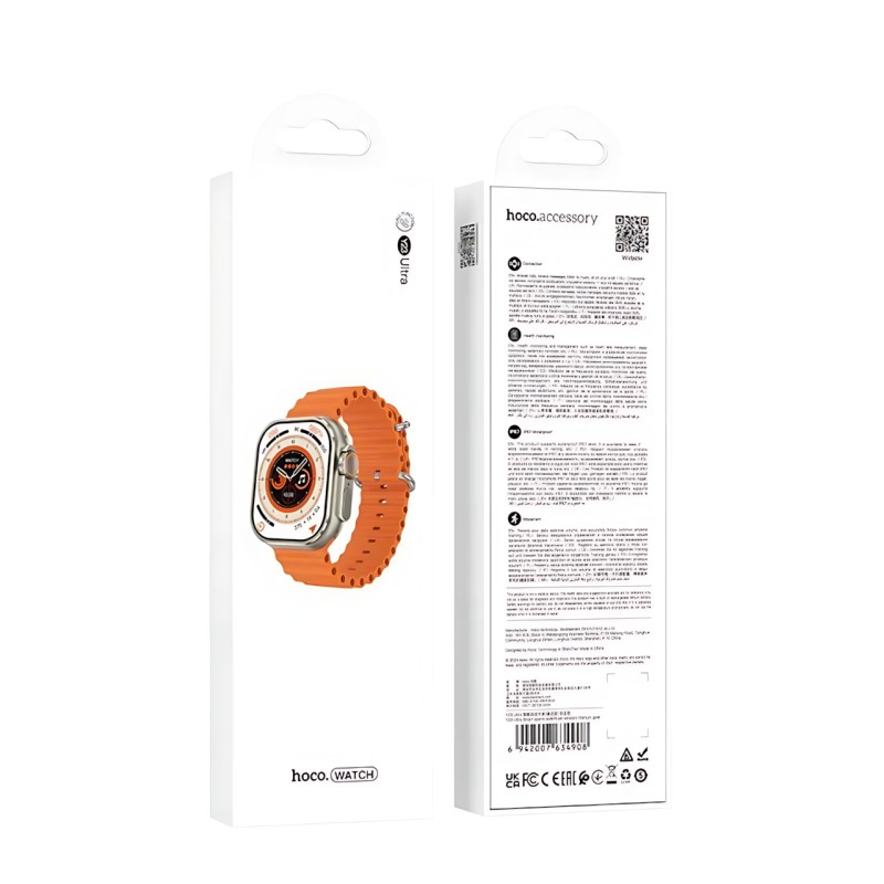 Смарт-часы Hoco Y23 Ultra Smart Sports Watch Call Version, 2.02&Prime;, Bluetooth 5.3, звонки с часов, пульс, 300 мА&middot;ч фото - 9