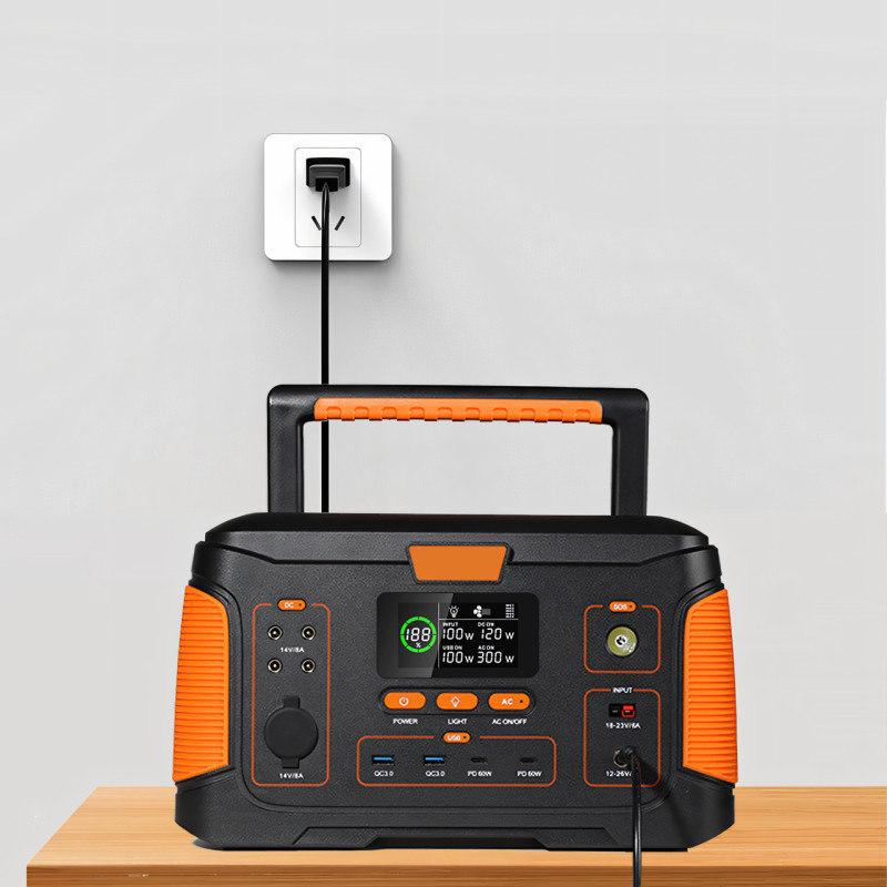 Портативна зарядна електростанція WX-1437, 500 W, АКБ 140 400 мА·год, роз'єми USB, Type-C, DC, 2 розетки фото - 2
