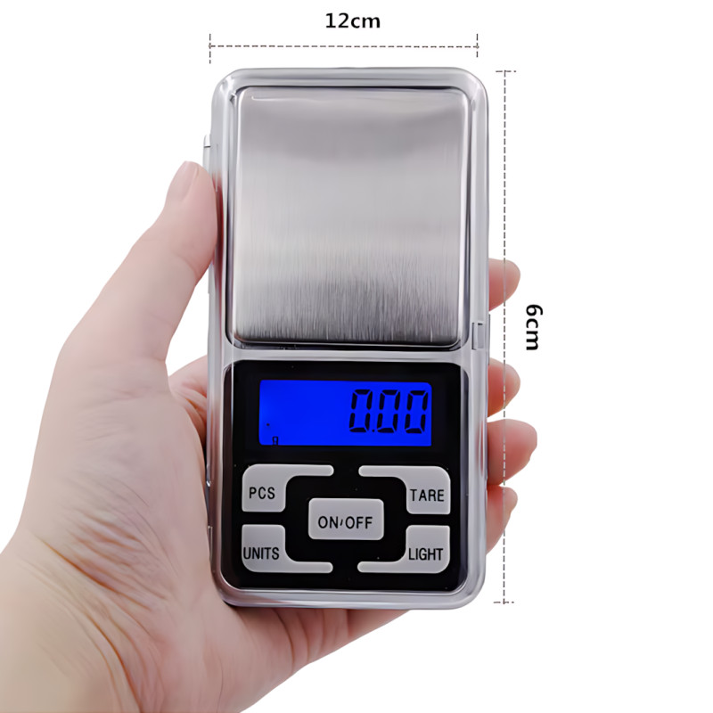 Ювелирные электронные весы Domotec MS-1724B 200 г/0,01 г, с ЖК-дисплеем, автоотключением и выбором единиц измерения фото - 9
