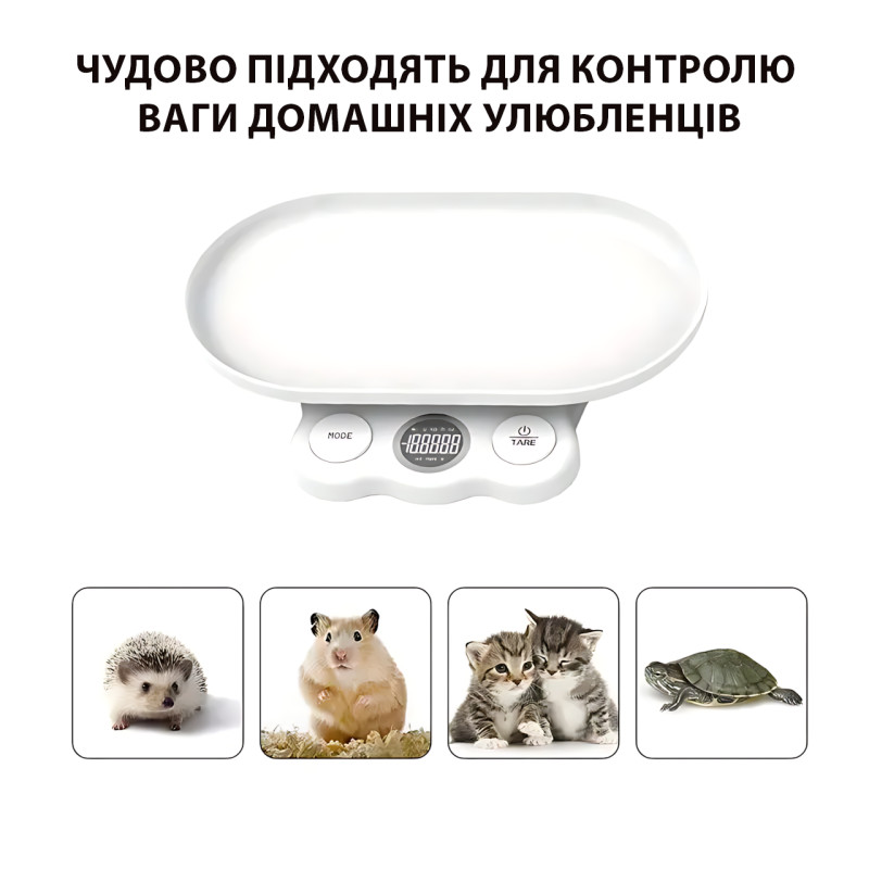 Цифрові ваги Weighing by weight AND 0.1 г-5 кг, 30×16×16 см, знімний піддон, USB/AAA, для кухні, тварин фото - 9
