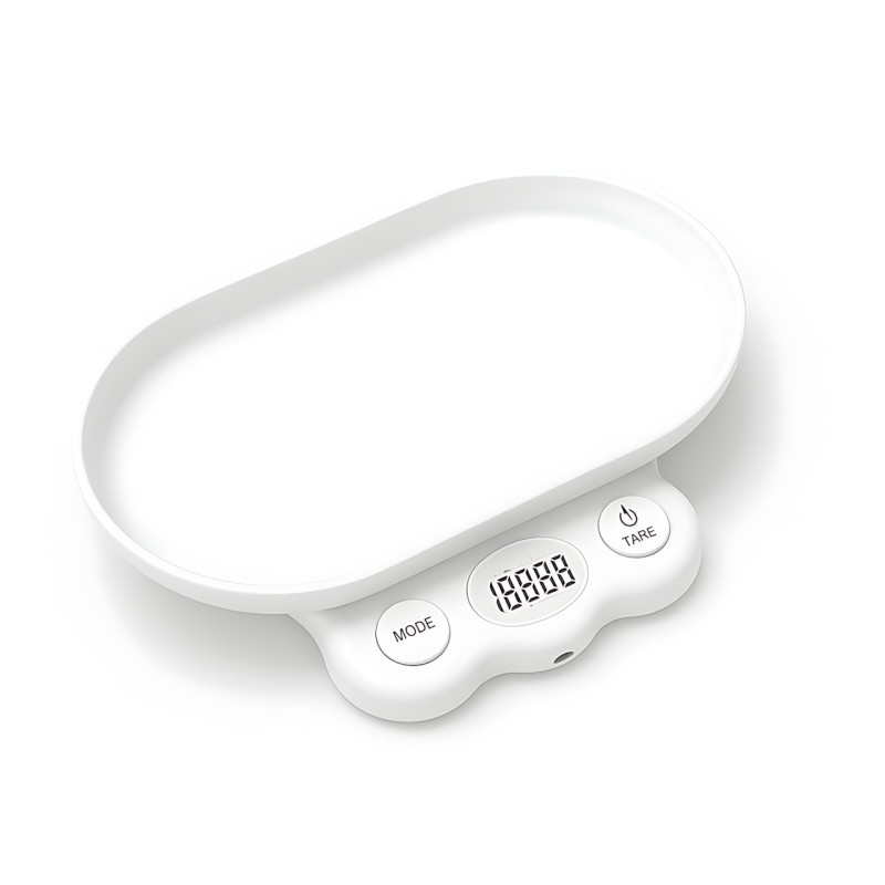 Цифрові ваги Weighing by weight AND 0.1 г-5 кг, 30×16×16 см, знімний піддон, USB/AAA, для кухні, тварин фото - 2