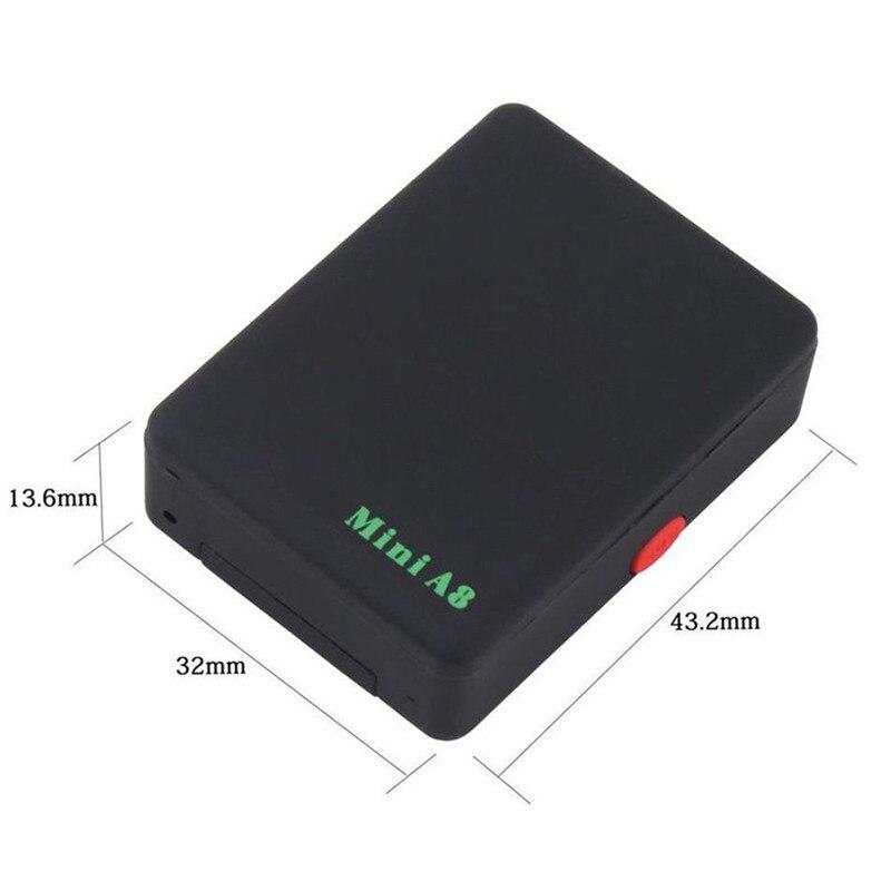 Отслеживающий Mini A8 GPS Трекер с микрофоном, до 9 дней в автономном режиме, 4 см фото - 2