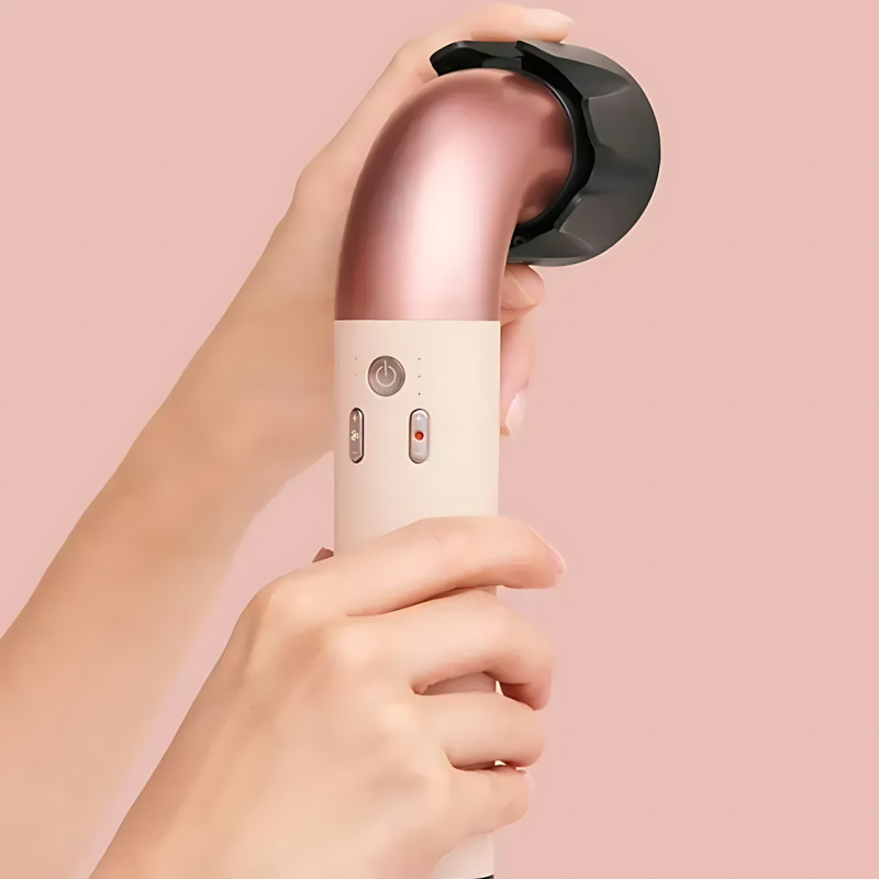 Фен  для волос HD-20, 1600 Вт, 6 насадок, ионизация и холодный обдув, профессиональный фен с эффектом Коанда, белый фото - 7