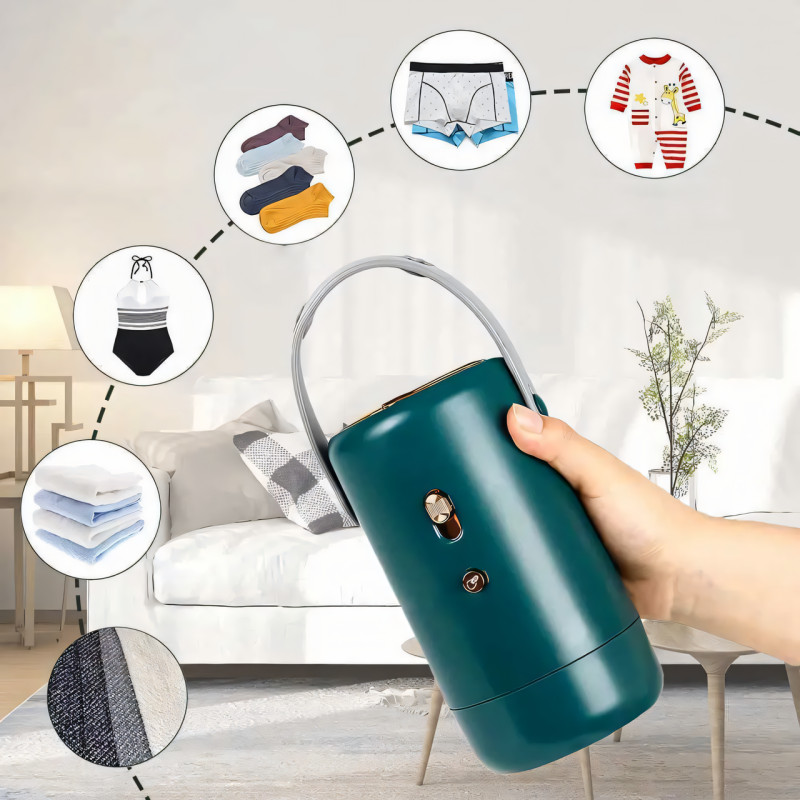 Портативна сушарка для одягу Portable Clothes Dryer Mini, універсальне сушіння фен для взуття, тварин фото - 3