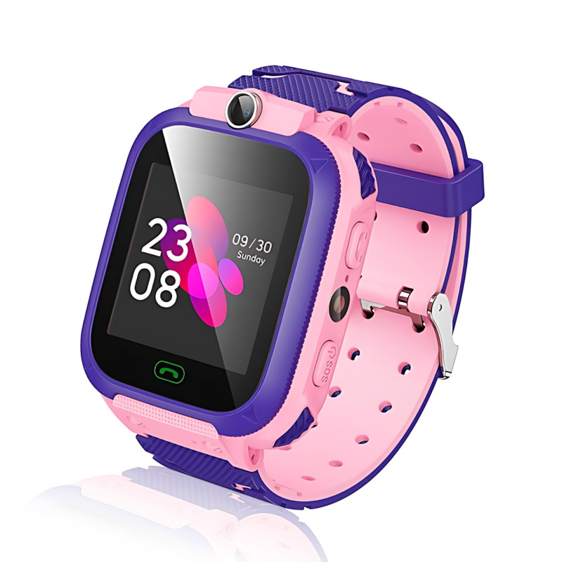 Детские смарт-часы HOCO Y105A, 1.44&Prime; LCD 128&times;128, SIM 2G (GSM), LBS-трекер, камера, Micro Chat, микрофон и динамик, аккумулятор Розовый фото - 2