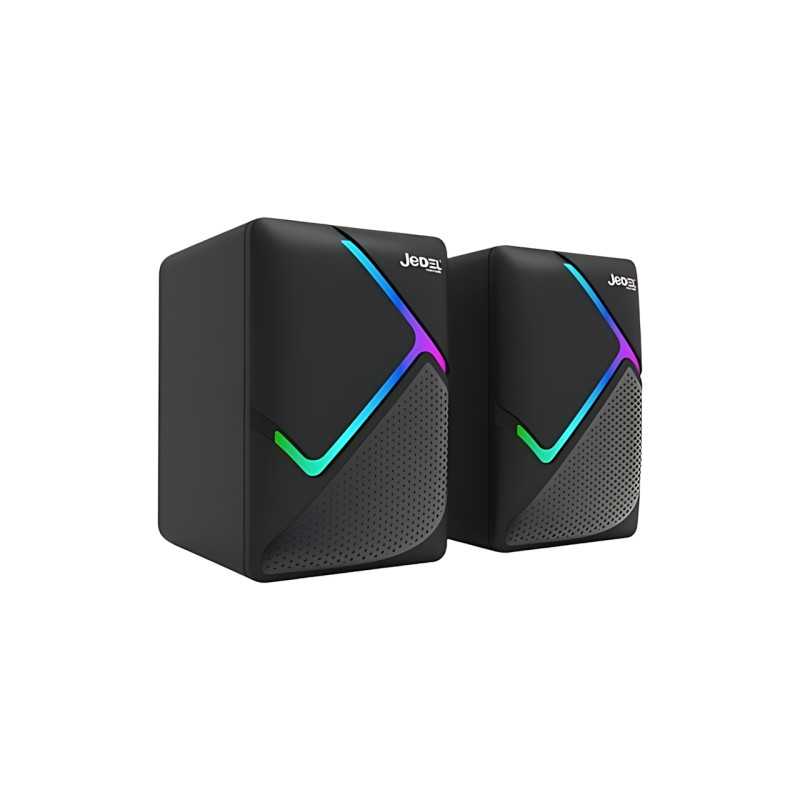 Компьютерные колонки JEDEL S526 2.0 USB с RGB подсветкой, 6 Вт фото - 2