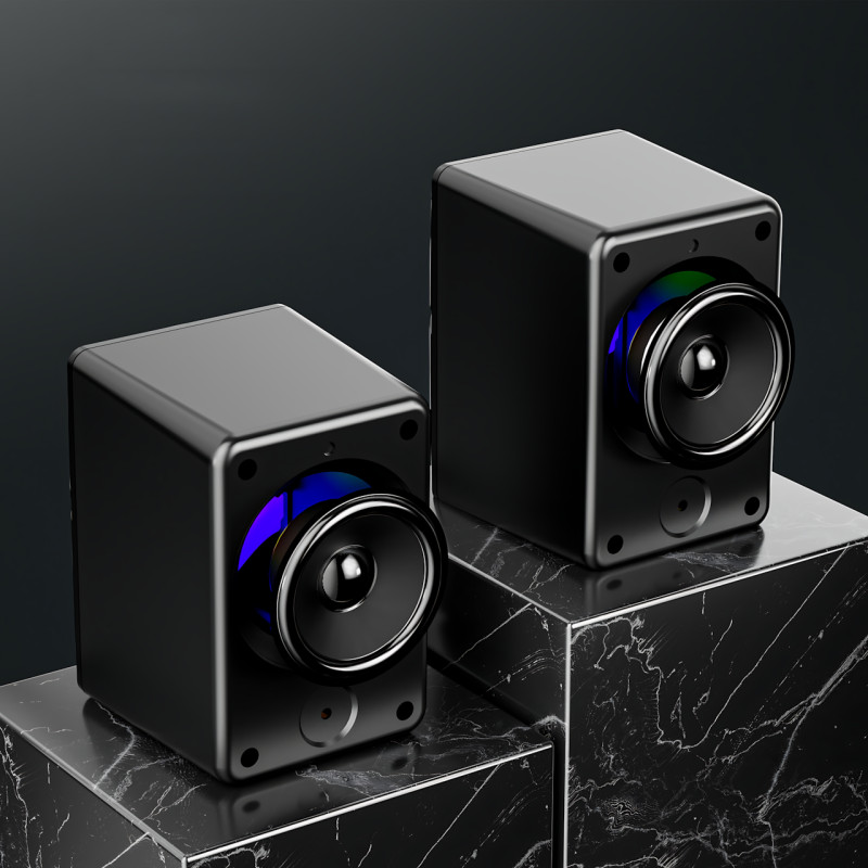 Компьютерные колонки JEDEL S526 2.0 USB с RGB подсветкой, 6 Вт фото - 4
