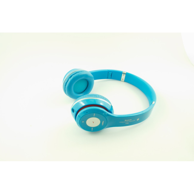 Навушники безпровідні bluetooth S460 блакитні