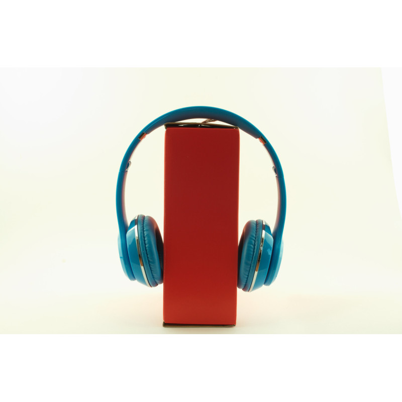 Навушники безпровідні bluetooth S460 блакитні фото - 2