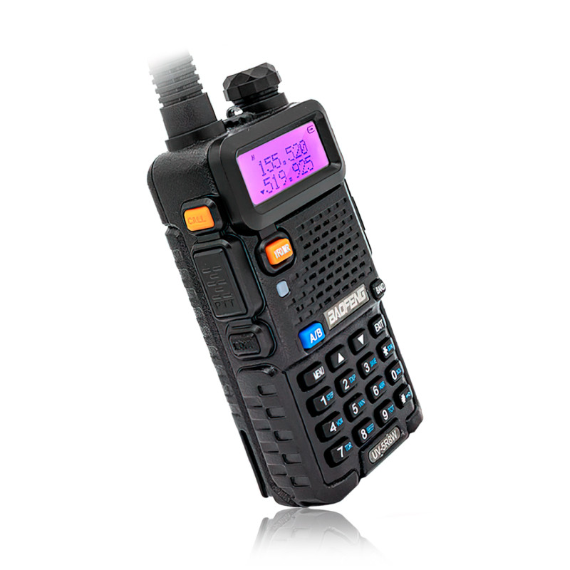 Радиостанция Baofeng UV-5R с радиусом до 18 км,  VHF/UHF, 1800 мА/ч фото - 3