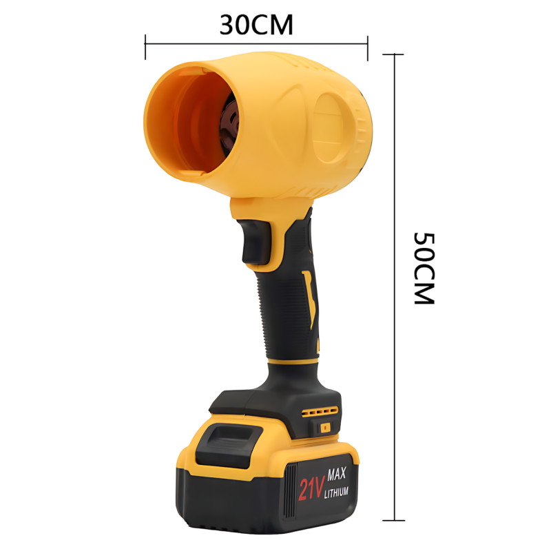 Бесщеточный аккумуляторный воздуходув TALADO ML-B003 21В, 28500 об/мин, 430 CFM, 60 см/с, литиевая батарея фото - 8