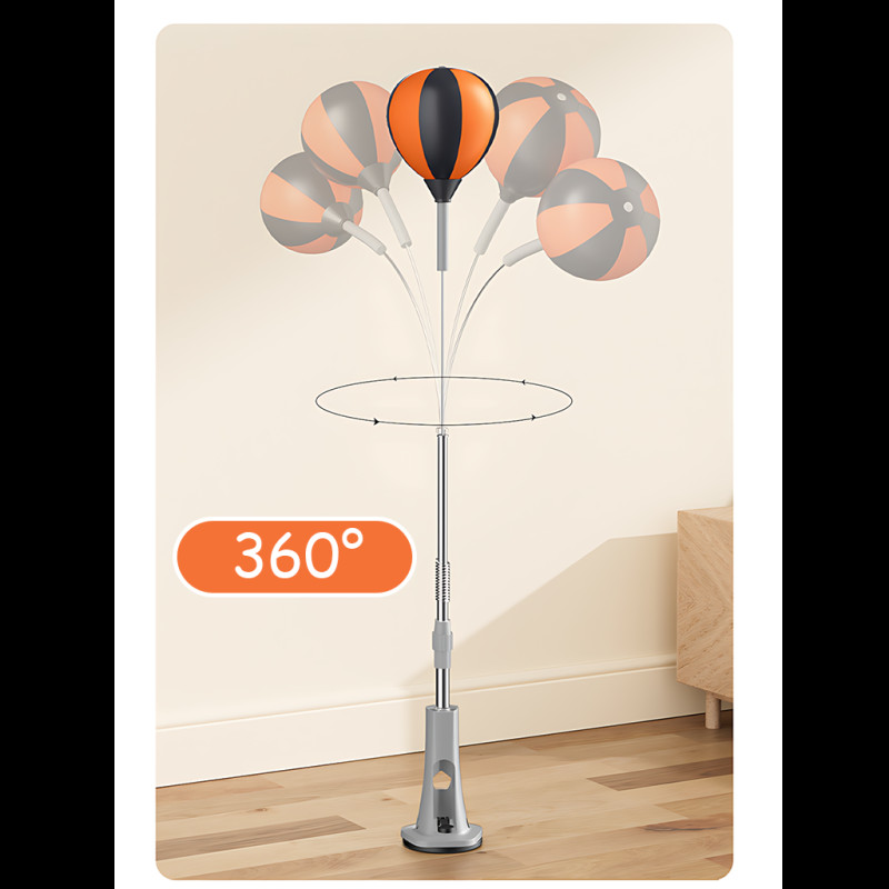 Підлогова боксерська груша з присоскою UFT Boxing Reflex, оболонковий мішок зі швидким відскоком 360&deg;, регульована висота 130-150 фото - 4