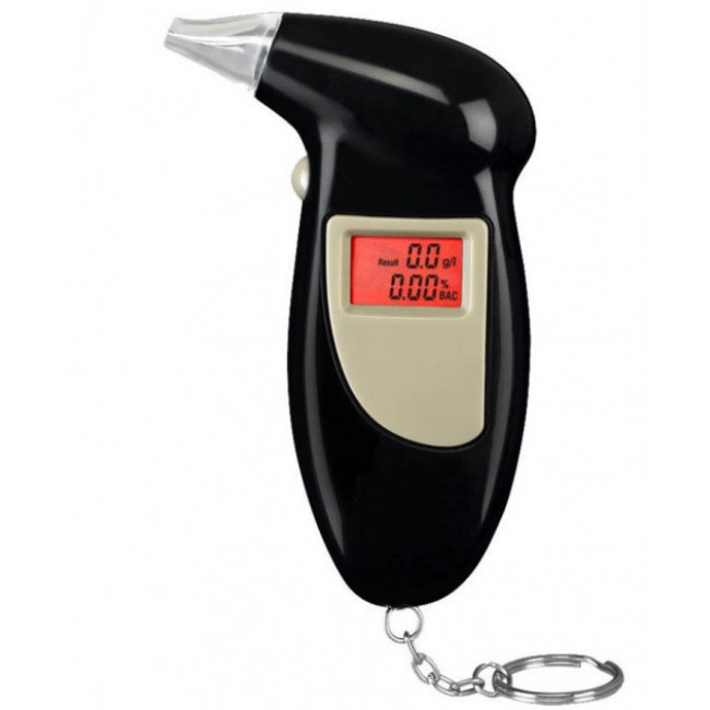 Карманный цифровой Alcohol Tester алкотестер с LCD Digital Breath, Черный