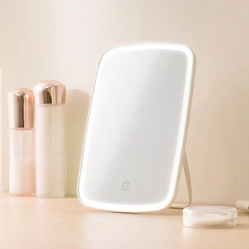Зеркало с подсветкой для макияжа Xiaomi Jordan&Judy 1200 мА/ч, 7 дней на одном заряде, 525 лм