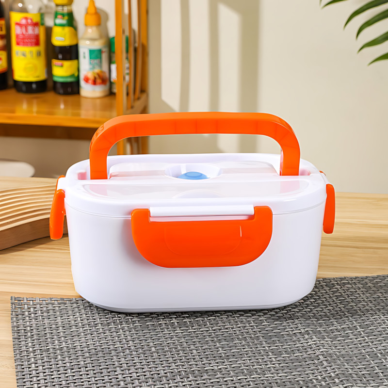 Ланчбокс із підігріванням The Electric Lunch Box 220V — 1.2 л, 2 відділення, герметичний контейнер, паровідвід фото - 6