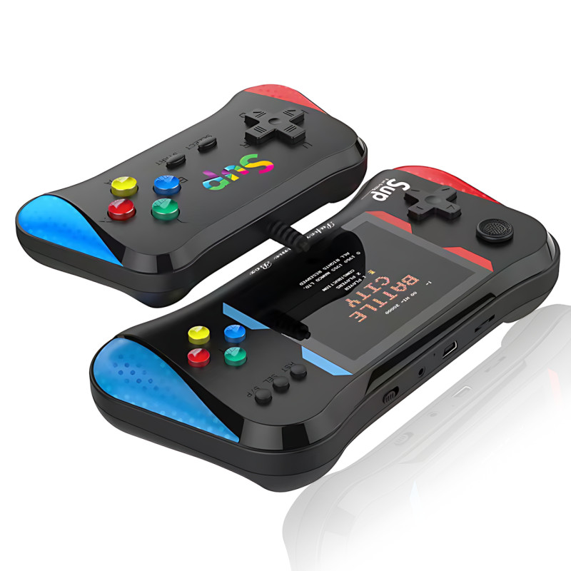 Портативная игровая консоль SUP X7M 500в1, экран 3.5&Prime;, подключение к ТВ, 1 проводной джойстик, AV-выход, аккумулятор BL5C 1020 мАч фото - 3
