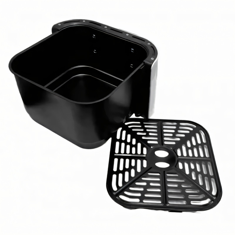 Аерофритюрниця Su Tai ST-606, аерогриль 6 л, Air Fryer з антипригарним покриттям, електрофритюр 1000 Вт, білий фото - 6