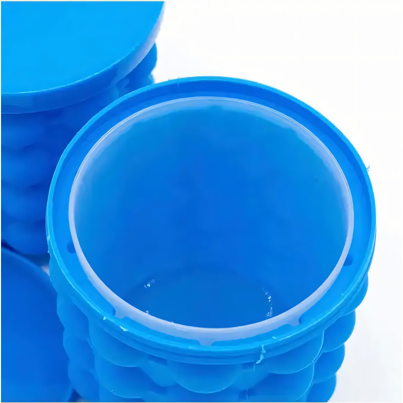 Силиконовая форма для льда Ice Cube Maker Genie, чаша для льда 50*50 см, ведро для льда 980 мл, 120 кубиков фото - 3