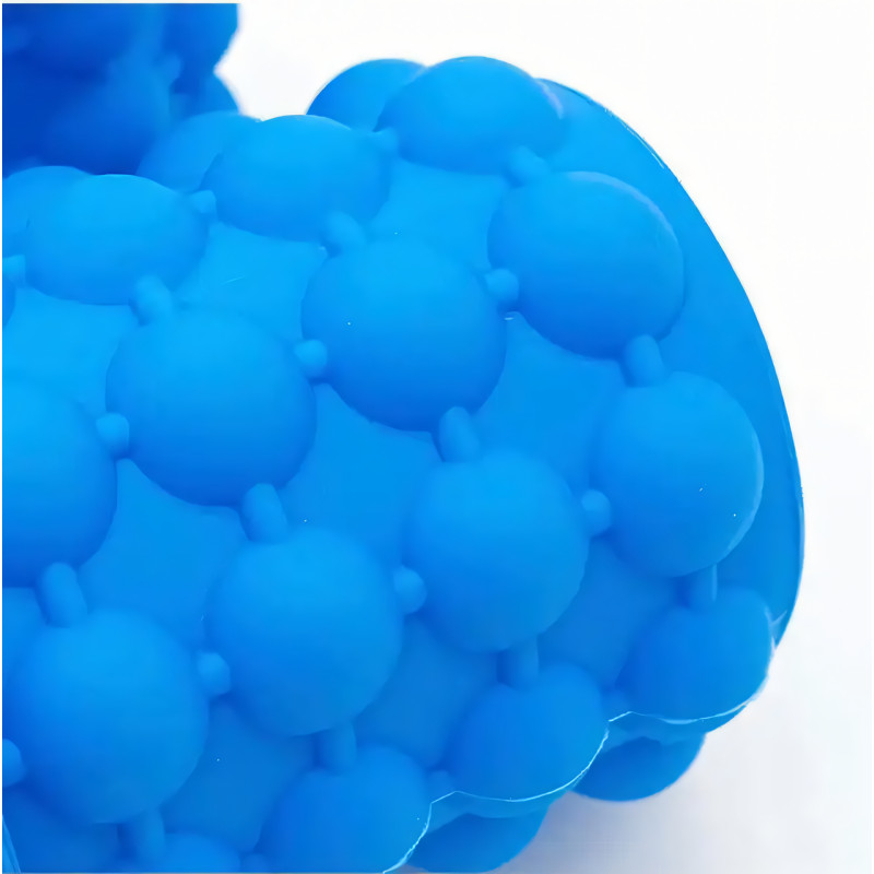 Силиконовая форма для льда Ice Cube Maker Genie, чаша для льда 50*50 см, ведро для льда 980 мл, 120 кубиков фото - 5