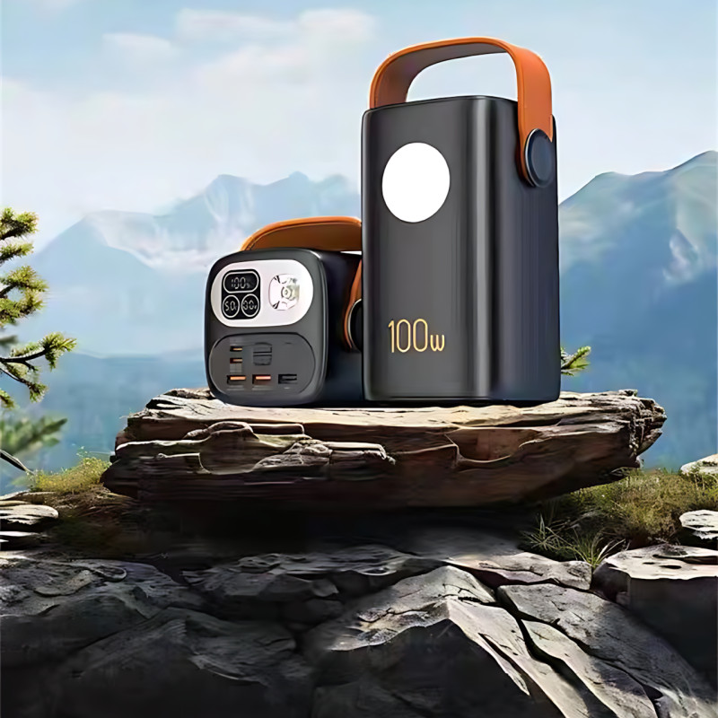 Power Bank REMAX Gutitan Series 100W, 60000mAh, 22.5W PD+QC с двумя Type-C и фонариком фото - 9