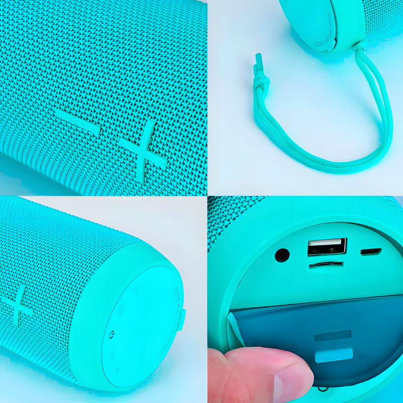 Портативная Bluetooth-колонка Hopestar P7, 10w, 2000 mAh, влагозащищенная Красный фото - 4