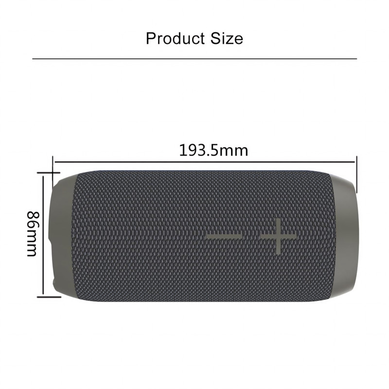 Портативная Bluetooth-колонка Hopestar P7, 10w, 2000 mAh, влагозащищенная Красный фото - 8